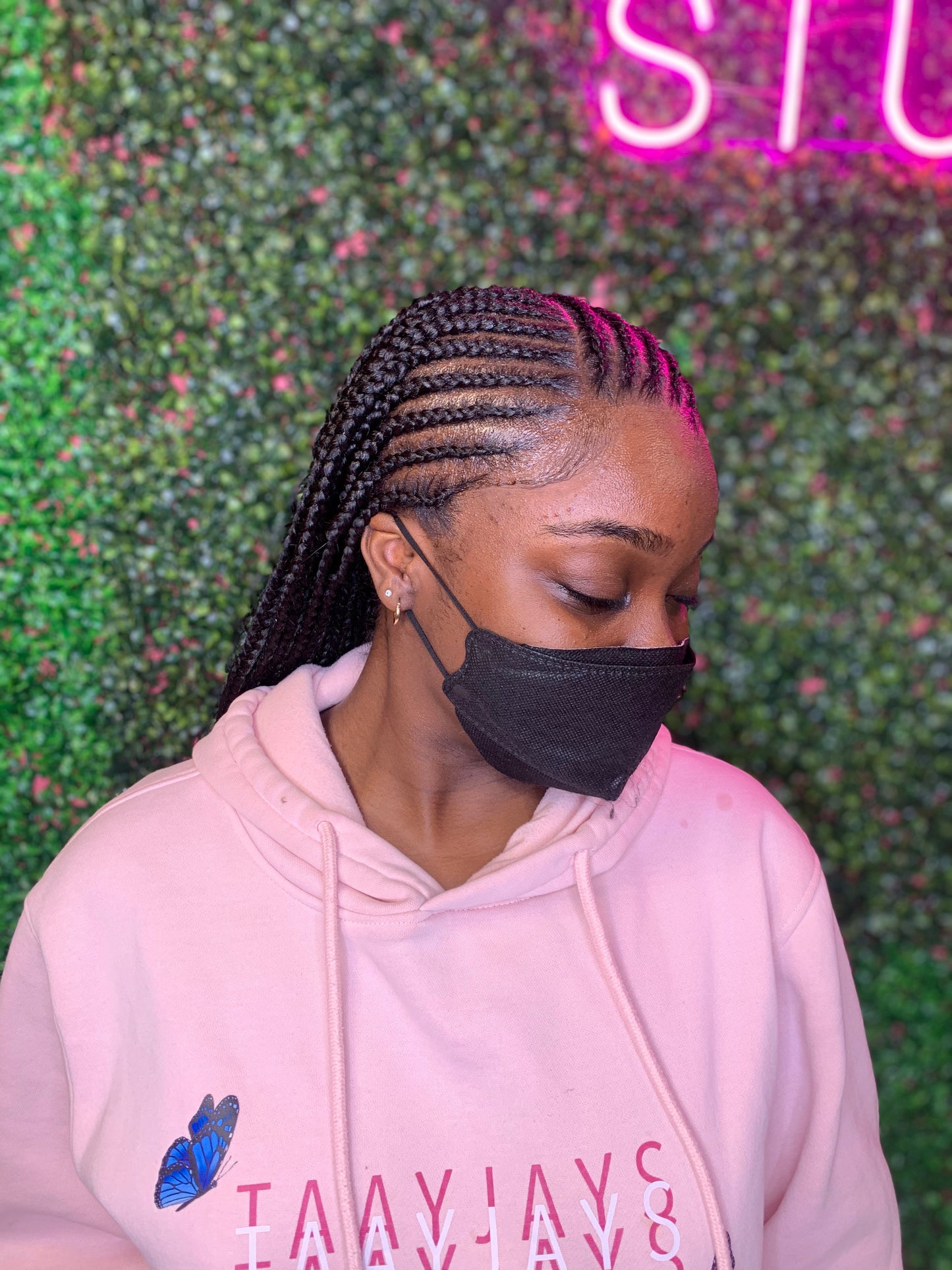 Goddess Tribal Braids Touch Up